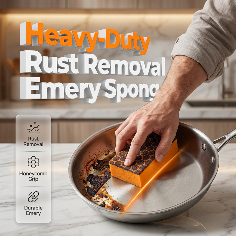 Dual-Action Kitchen Sponges for Tough Grime