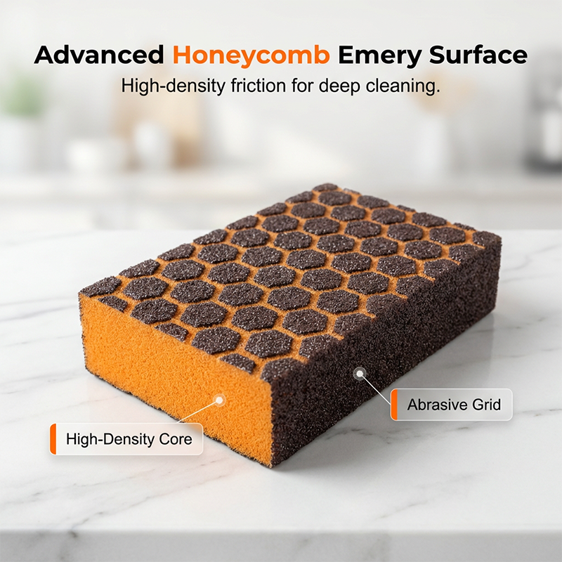 Dual-Action Kitchen Sponges for Tough Grime