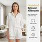 Women's Two-Piece Casual Shirt and Shorts Set