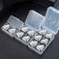 Heart-Shaped Stainless Steel Reusable Ice Cubes Set