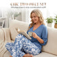 ⏳Time-Limited Special⏰Women's V-Neck Blouse & Printed Wide-Leg Pants Set