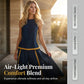 Casual Sleeveless Colorblock Top & Wide-Leg Pants Set