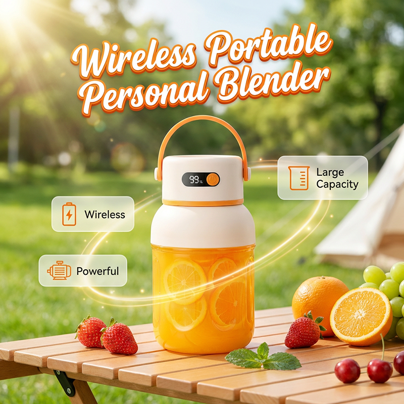 🍓 Portable Personal Blender for Shakes & Smoothies | USB Rechargeable Mini Juicer Cup