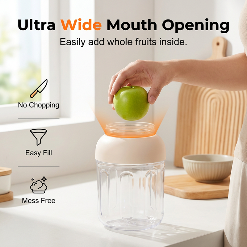 🍓 Portable Personal Blender for Shakes & Smoothies | USB Rechargeable Mini Juicer Cup
