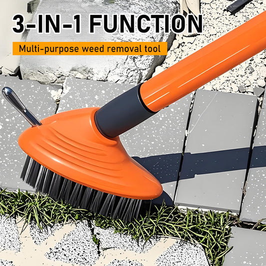 🌿 50% OFF! 🧹 3-in-1 Wire Brush Set for Weeding – Sturdy Metal Bristles, Ergonomic Handles & Perfect for Grout, Patios & Sidewalks 🏡