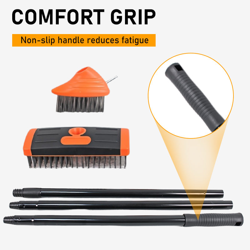 🌿 50% OFF! 🧹 3-in-1 Wire Brush Set for Weeding – Sturdy Metal Bristles, Ergonomic Handles & Perfect for Grout, Patios & Sidewalks 🏡