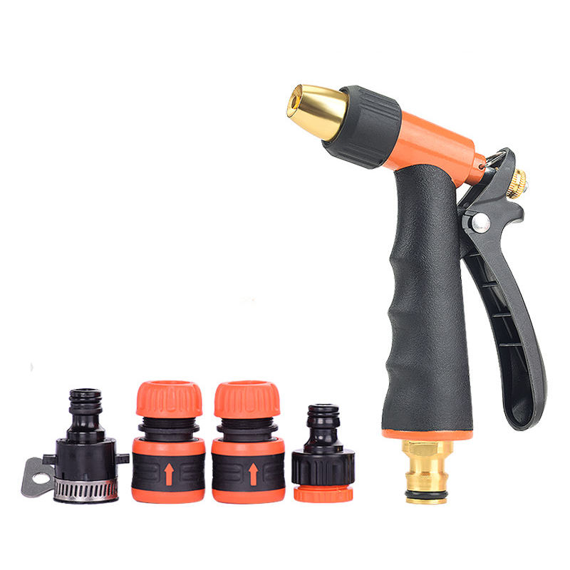 Heavy-Duty Metal High-Pressure Water Gun Nozzle