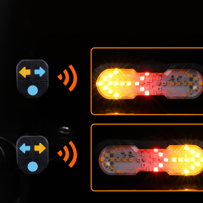 Smart Bike Safety Light with Wireless Remote Control