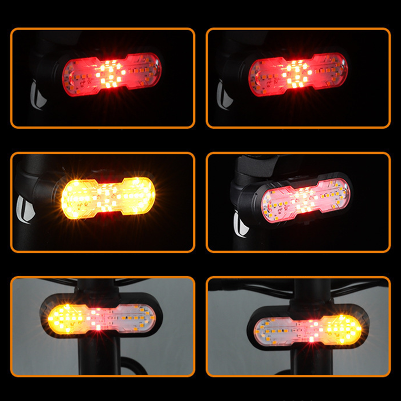 Smart Bike Safety Light with Wireless Remote Control