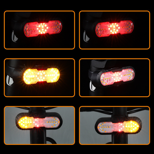 Smart Bike Safety Light with Wireless Remote Control