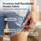Women's Ripped High-Waist Denim Bermuda Shorts