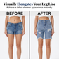 Women's Ripped High-Waist Denim Bermuda Shorts