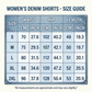 Women's Ripped High-Waist Denim Bermuda Shorts