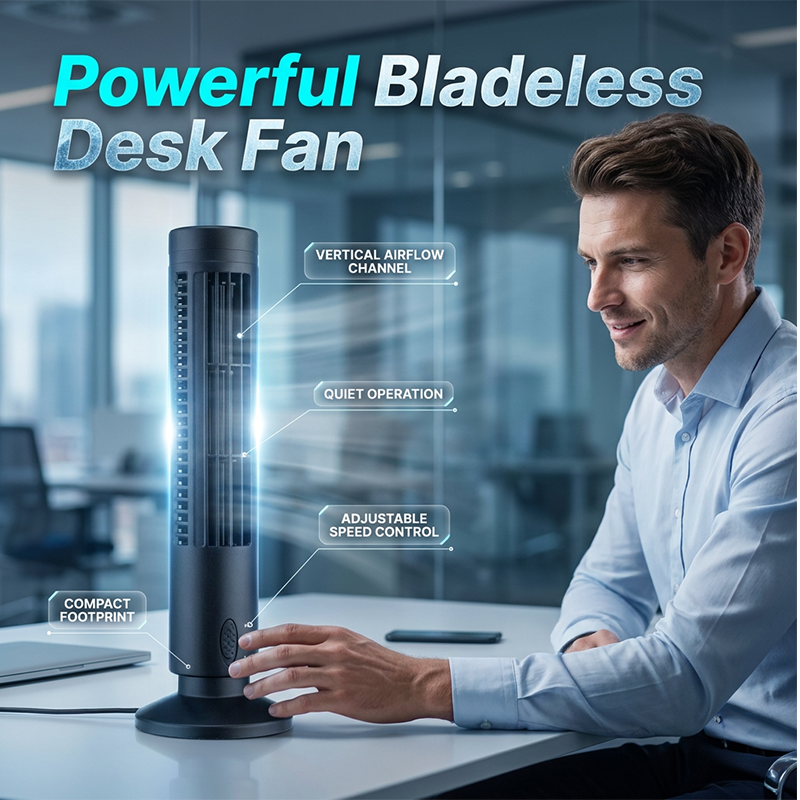 💸 Budget-Friendly AC Alternative! 💸 Why spend a high price on AC when you can get this quiet, bladeless fan for half price? 🤯
