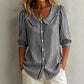 Summer Commuter Striped Button-Down Shirt