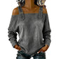 👕 LIMITED-TIME 50% OFF! ✨ Women's Denim Top – Wide Strap, Fashion, Casual ✨
