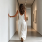 🥳SUMMER HOT SALE🥳💞50K+ SOLD!💥50% OFF! 🔥Women's Jumpsuit – V-Neck, Pockets, Wide-Leg, Sleeveless ✨