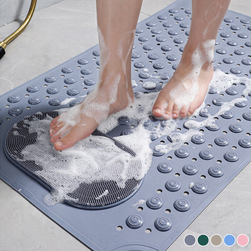 🔥Limited-time offer-Bathroom Non Slip Massage Mat with Suction Cups and Drain Holes