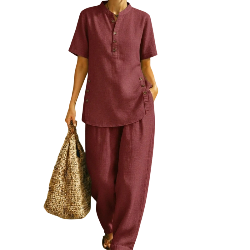 💥NEW HOT SALE☀️Women's Solid Lounge 2-Piece Set