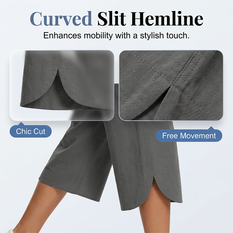 🥳SUMMER HOT SALE🥳💞50K+ SOLD!💥50% OFF! 🔥2026 New Collection Women's Solid-Color Loose-Fit Cropped Pants🔥