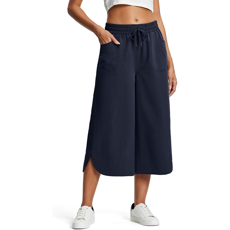 🥳SUMMER HOT SALE🥳💞50K+ SOLD!💥50% OFF! 🔥2026 New Collection Women's Solid-Color Loose-Fit Cropped Pants🔥