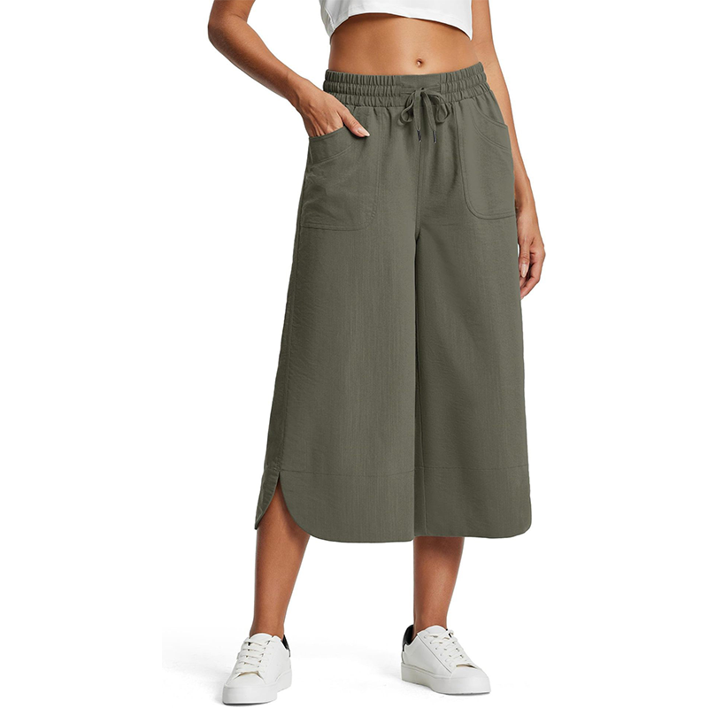 🥳SUMMER HOT SALE🥳💞50K+ SOLD!💥50% OFF! 🔥2026 New Collection Women's Solid-Color Loose-Fit Cropped Pants🔥