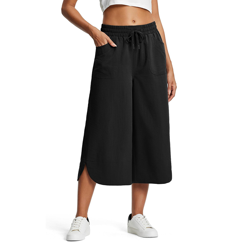 🥳SUMMER HOT SALE🥳💞50K+ SOLD!💥50% OFF! 🔥2026 New Collection Women's Solid-Color Loose-Fit Cropped Pants🔥