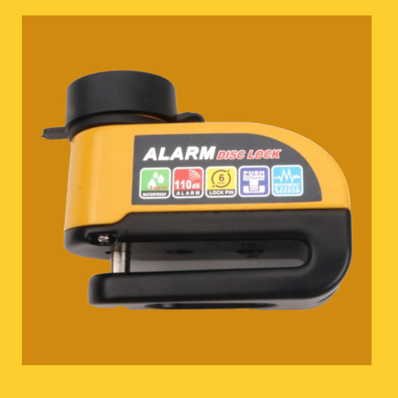 Heavy-Duty Waterproof Disc Brake Lock with Alarm System