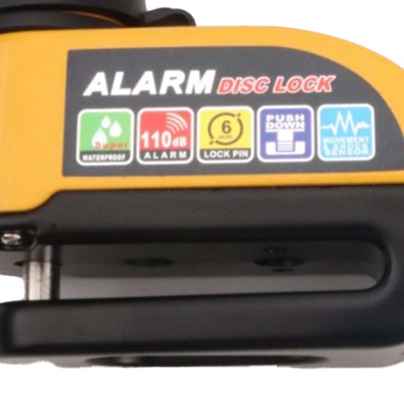 Heavy-Duty Waterproof Disc Brake Lock with Alarm System