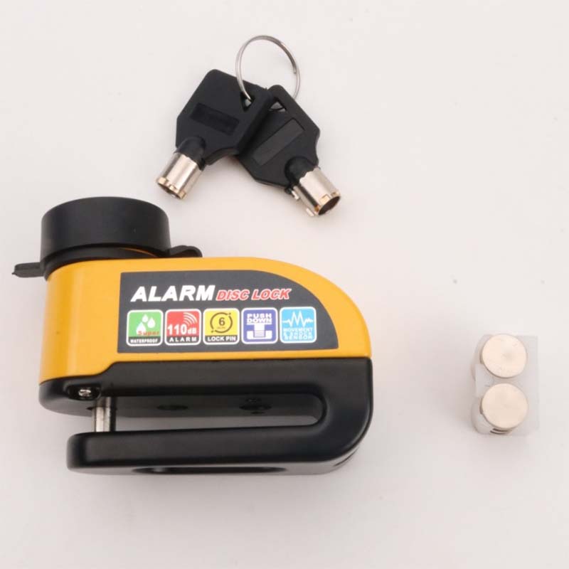 Heavy-Duty Waterproof Disc Brake Lock with Alarm System