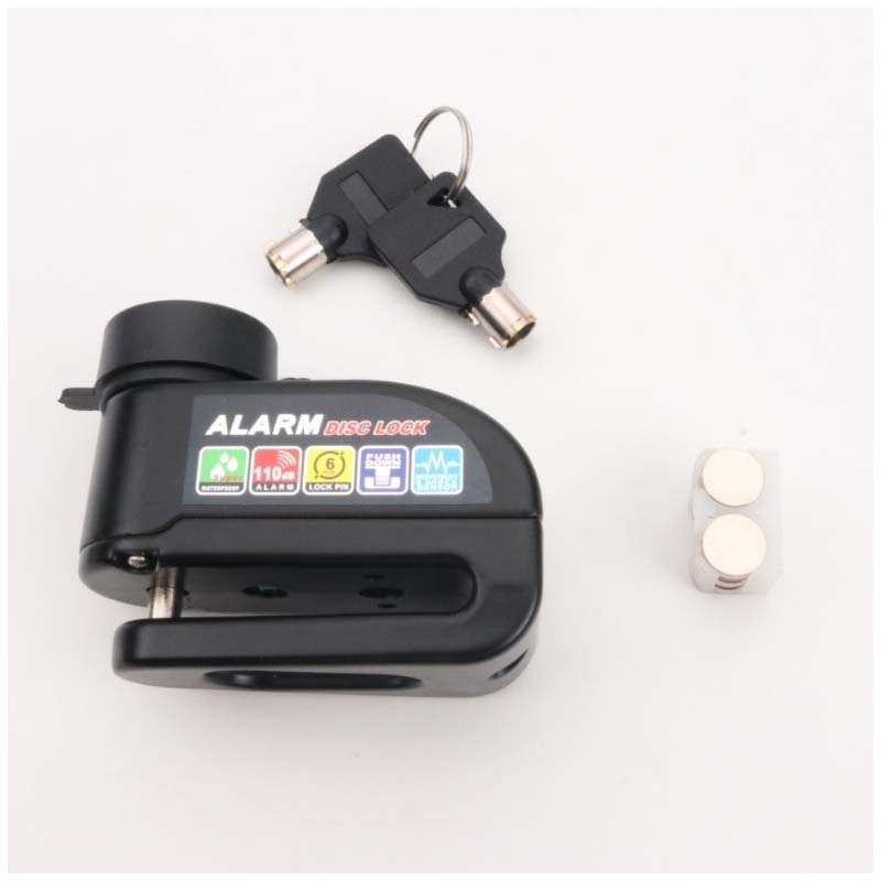 Heavy-Duty Waterproof Disc Brake Lock with Alarm System