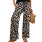 Women's Bohemian Print Drawstring Wide-Leg Pants