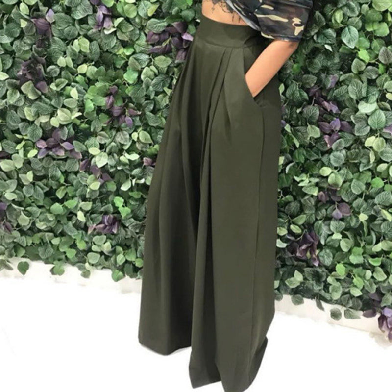 👖 LIMITED-TIME 50% OFF! ✨ Women's High-Waist Pants – Wide-Leg, Elegant, Versatile ✨