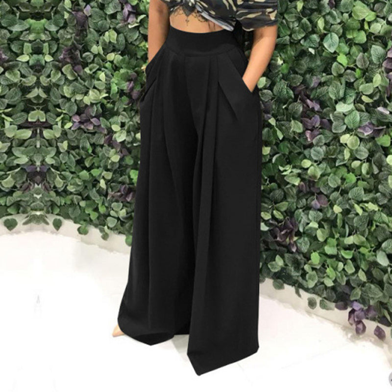 👖 LIMITED-TIME 50% OFF! ✨ Women's High-Waist Pants – Wide-Leg, Elegant, Versatile ✨