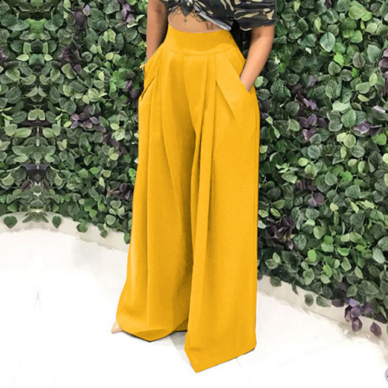 👖 LIMITED-TIME 50% OFF! ✨ Women's High-Waist Pants – Wide-Leg, Elegant, Versatile ✨