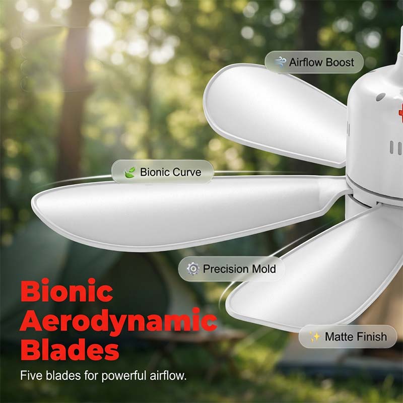 2-in-1 Wireless Camping Fan & Light