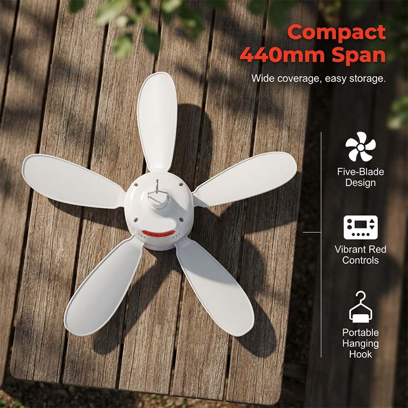 2-in-1 Wireless Camping Fan & Light