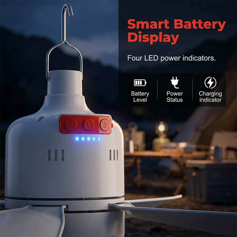 2-in-1 Wireless Camping Fan & Light