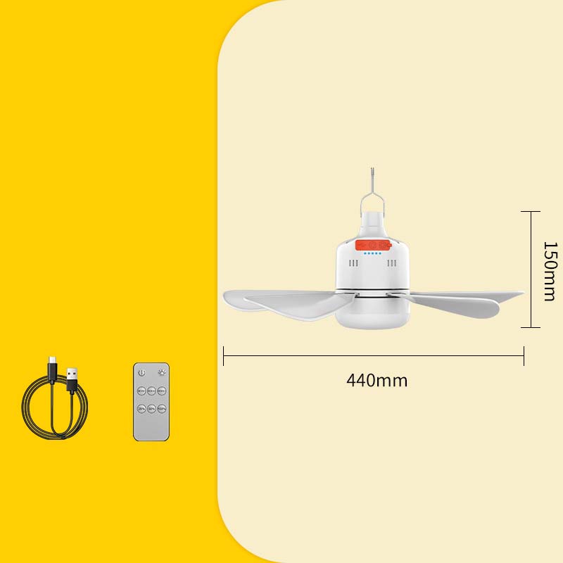 2-in-1 Wireless Camping Fan & Light
