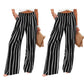 Women's High Waist Wide-Leg Casual Pants