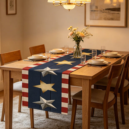 Vintage Independence Day Table Runner