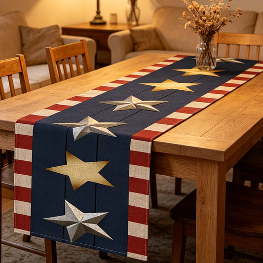 Vintage Independence Day Table Runner