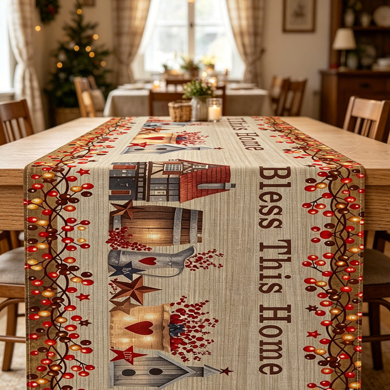 Vintage Independence Day Table Runner