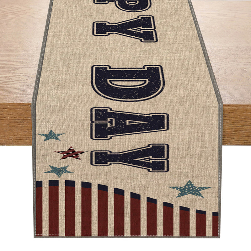 Vintage Independence Day Table Runner