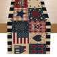 Vintage Independence Day Table Runner