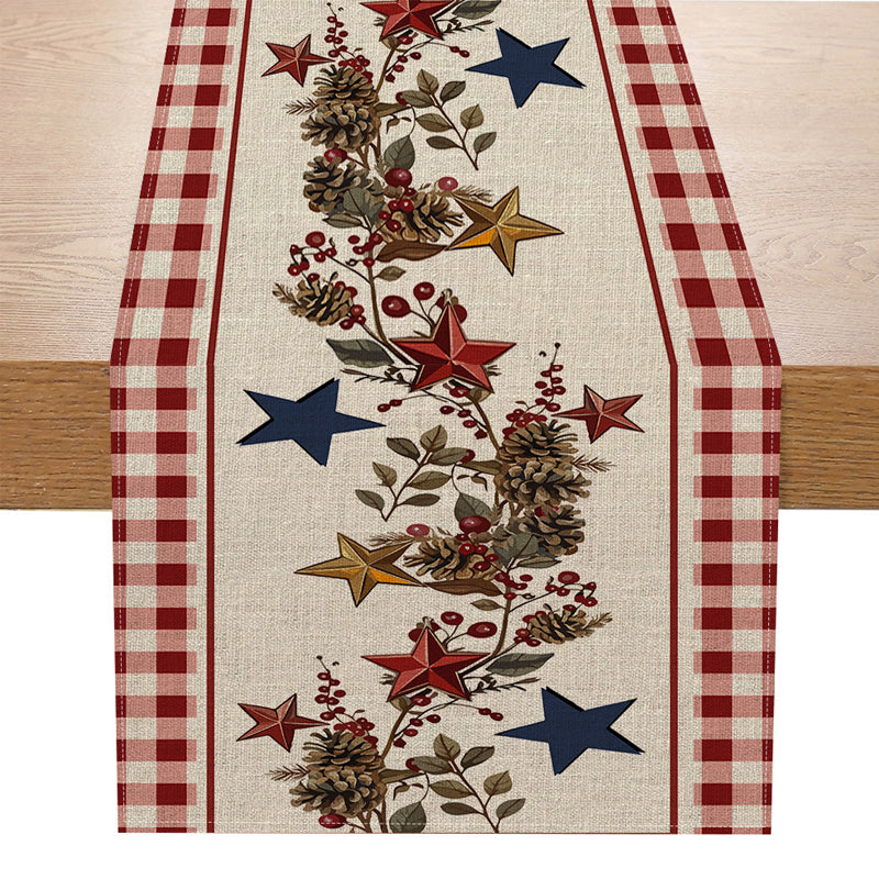 Vintage Independence Day Table Runner