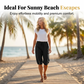 Women's Capri Pants with Drawstring Waist