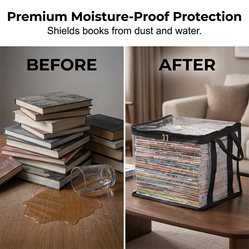 ⏰🔥LIMITED TIME 50% OFF! 🏠 Transparent Large-Capacity Dustproof & Moisture-Proof Storage Bag – Perfect for Clothes, Toys, Books & More ✨