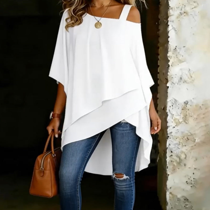 Women's Asymmetrical Casual Loose Fit Blouse