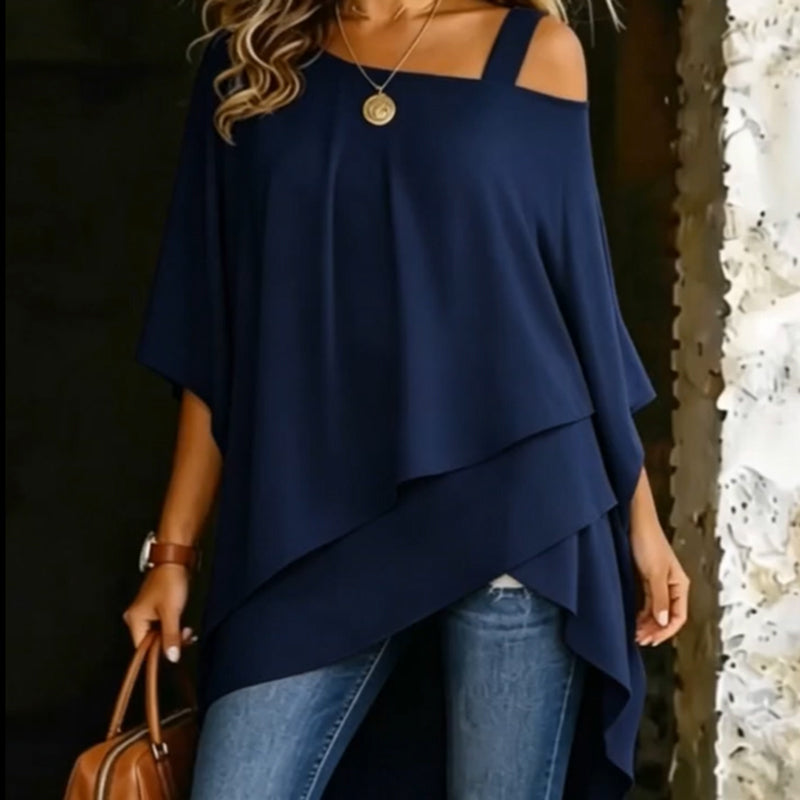 Women's Asymmetrical Casual Loose Fit Blouse